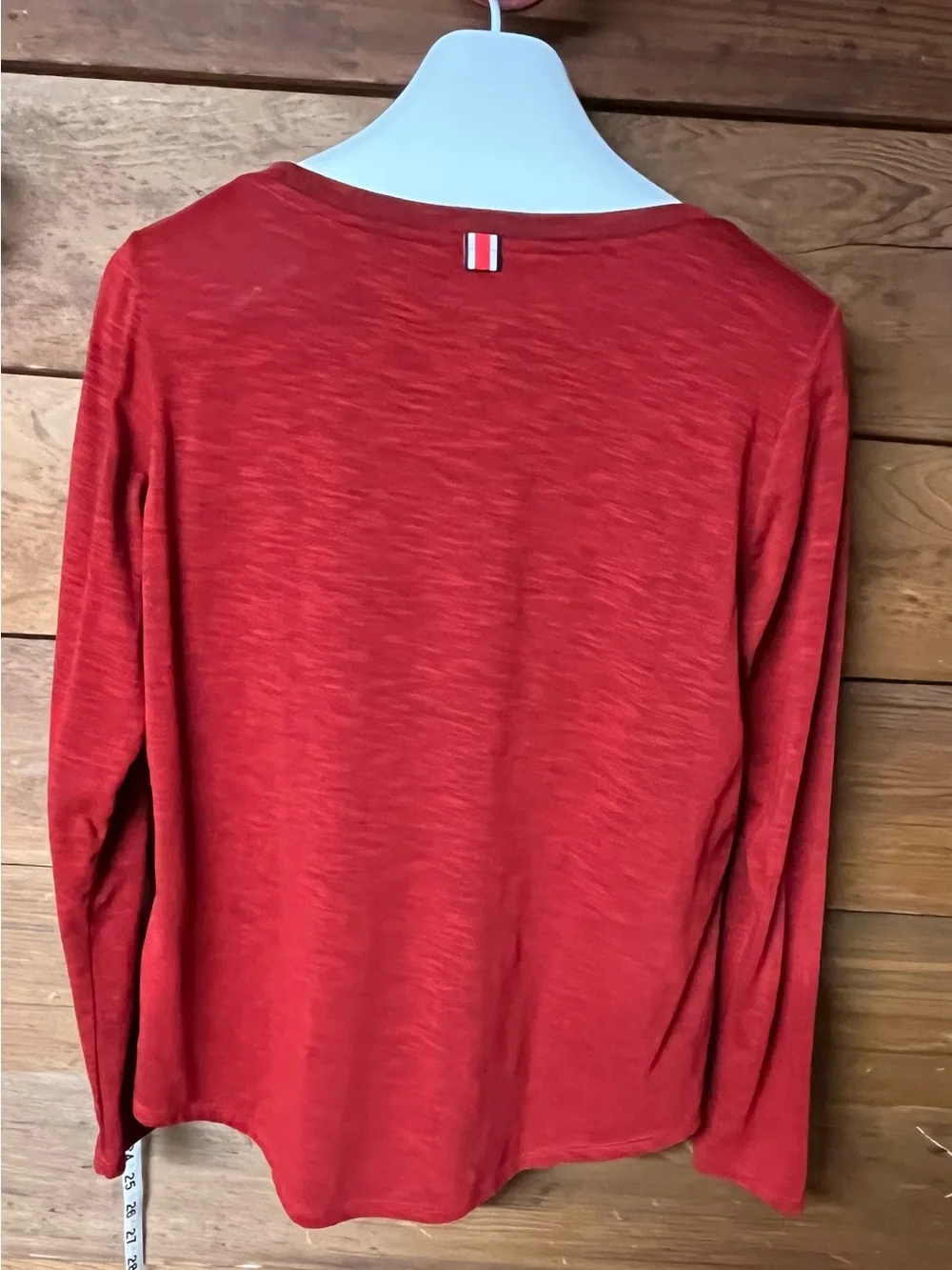 Nike Dri Fit Large Women's Red Long Sleeve Ohio State Tee with White Logo